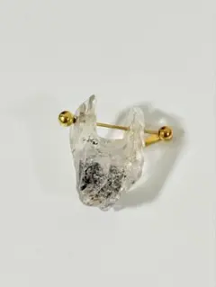 MONAKA jewellery ルチルクォーツ ロックピアス 片耳用 - メルカリ