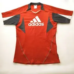 アディダス　adidas climacool 赤 Ｔシャツ