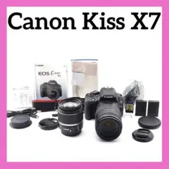 スポーツ観戦に✨Canon Kiss X7✨ダブルレンズ✨バッテリー２個付きのサムネイル