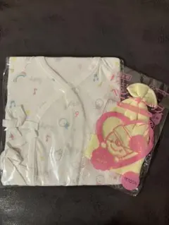 ベビー肌着 帽子付き