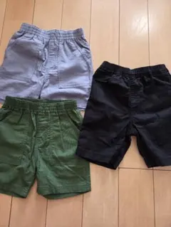 ベビー用パンツ ショートパンツ 短パン 3点セット 90cm 95cm 保育園着
