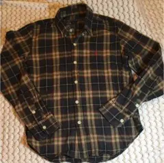 ラルフローレン ネルシャツ チェック M 美品
