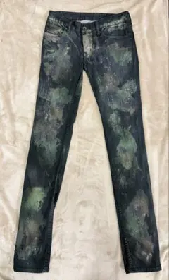 AKM×Wrangler ペイント柄ブラックデニム ライダース - メルカリ