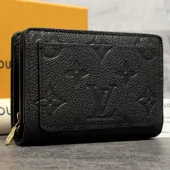 未使用級 現行ロゴ⭐️ルイヴィトン アンプラント ポルトフォイユ クレア 黒 財布