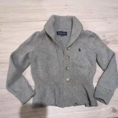 Ralph Lauren グレー カーディガン 100