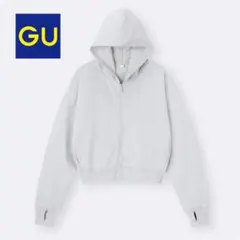 534 GU UVカットフルジップパーカー　ジップアップ　S 紫外線予報　羽織りのサムネイル