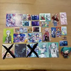 プロセカ　初音ミク他　ポストカードセットとフィギュア