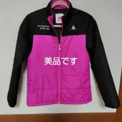 LE COQ SPORTIF レディースジャケット ピンク/ブラック