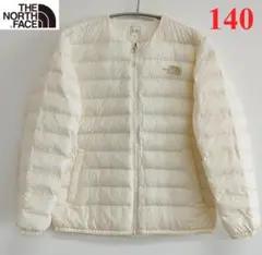 ノースフェイス ダウンジャケット 中綿ジャケット クリーム 140 K6394