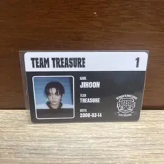 treasure season greeting トレカ　ジフン