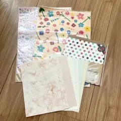 craft paper 折り紙 色画用紙 まとめ売り 水玉 花柄