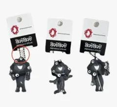 プ*！様 黒ミャクミャク　PVCマスコット（ブラック）　A　ボールチェーン