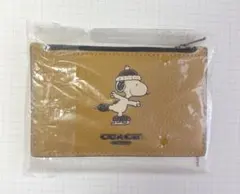 COACH×PEANUTS ジップカードケース スヌーピー