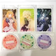 【未使用】ペコリーヌ＆コッコロ＆キャル アクリルスタンド3個セット プリコネ特典