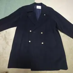 cojana ネイビー ウール ピーコート