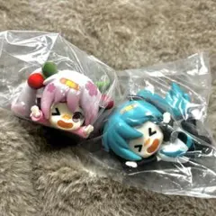 すってんころりんフィギュア2 桜ミク 初音ミク 2点まとめ