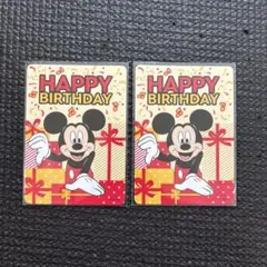 ディズニーストア じゃんけんカード ミッキー誕生日限定品