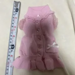 ピンクのフリル付き犬服 xxs kalina カリーナ