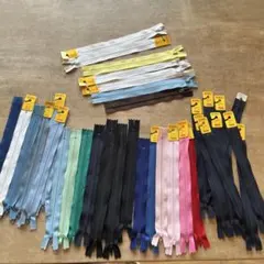 ファスナーまとめ売り 手芸材料 30本セット おまけ付き