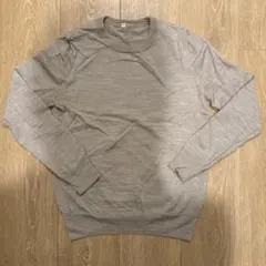 無印良品　MUJI シルクウール　セーター　S ベージュ