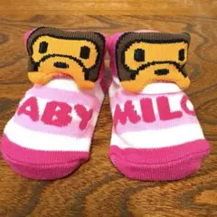 新品✨A BATHING APE BABY MILO ベビーソックス 靴下