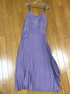 MAJESTIC LEGON プリーツキャミワンピース パープル