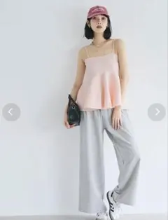 新品】coca スポンディッシュニットキャミソール L