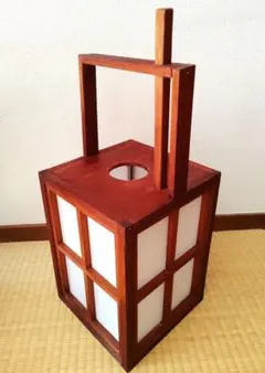 ハンドメイド木製 行燈