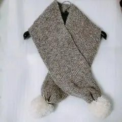 【ハンドメイド】ボリュームたっぷりゴム編みマフラー❤️秋冬大活躍　男女兼用