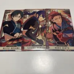 あんスタ アルカナカード 紅月 蓮巳敬人 鬼龍紅郎 神崎颯馬