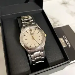 極美品　CITIZEN　シチズン　E031　ブラック　シルバー　ソーラー　腕時計 2025年最新】シチズン エコドライブ E031の人気アイテム - メルカリ