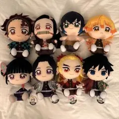 「新品」鬼滅の刃 ぬいぷりけおすわりBIG1.2.3.4　フルコンプリートセット