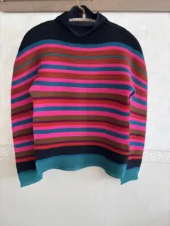 issey miyake me ストレッチプリーツ　ボーダーのサムネイル