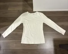 UNIQLO U ヒートテックコットンクルーネックT（長袖）　S ホワイト