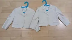 子供用フォーマル服５点セット（110cm他）、双子
