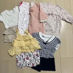 まとめ売り　女の子　50 60 70 ロンパースセット