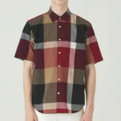【新品】ブラックレーベルクレストブリッジ　BS シャツ　バーバリー　レッド　M