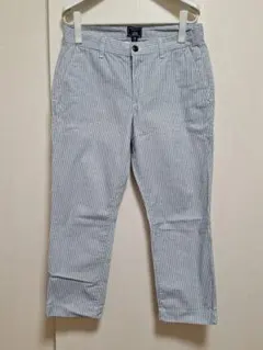 Gap Khakis ストライプ クロップパンツ US30のサムネイル