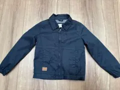 ネイビー ジッパー付き ジャケット