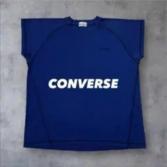 CONVERSE コンバース　スポーツウェア　ポリエステル　ブルー　2L 古着