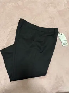 新品タグ付き　ブラックストレッチパンツ 大きいサイズ　ゆったり