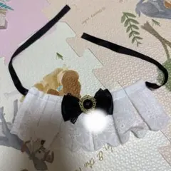 犬猫用　アクセサリー　黒色リボン　 スタイ　スカーフ