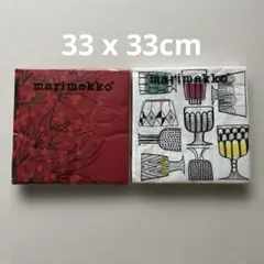 マリメッコ ￼ルミマルヤ キッピス ペーパーナプキン 33cm角 2個セットのサムネイル