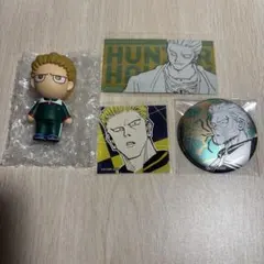 HUNTER×HUNTER フィンクス　缶バッジ　スクエアステッカー　春コレ