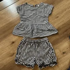 サイズ95 ギンガムチェックセットアップ