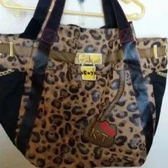 ♥ヒョウ柄キティトート♥