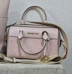 MICHAEL KORS ピンク トートバッグとミニバッグセット