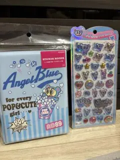 ら*ら様 《匿名配送》エンジェルブルー シール帳 セット