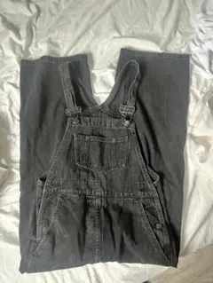 オーバーオール 黒 ブラック