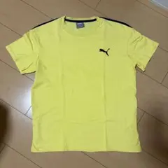 PUMA プーマ Tシャツ イエロー メンズ Sサイズ